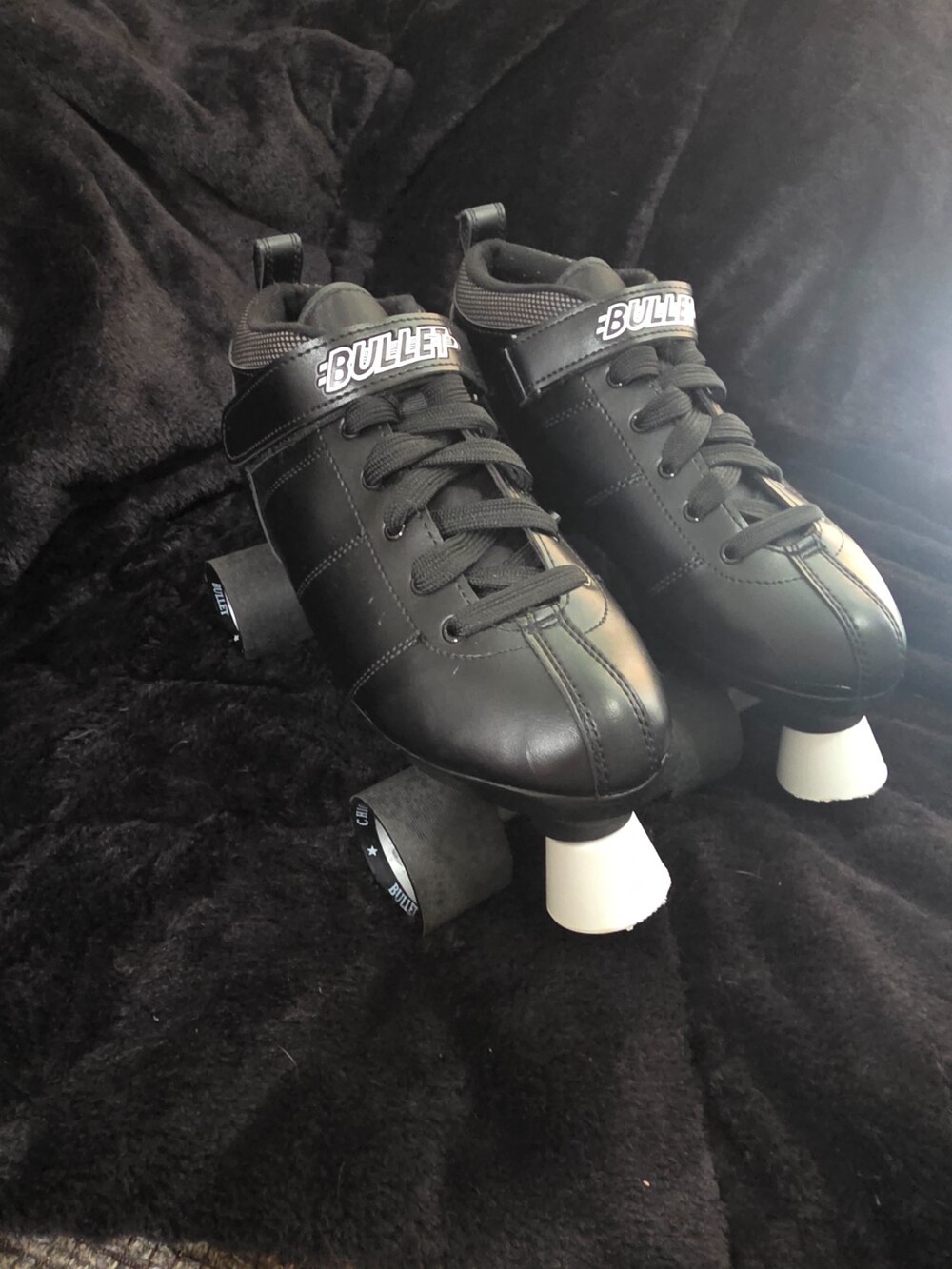 Chicago Bullet Men's Size 10 Black Quad Speed Roller Skates Indoor Outdoor